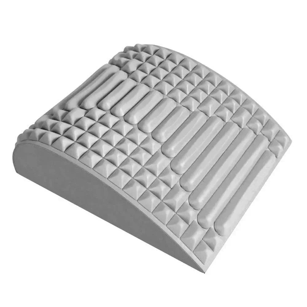 NNETM Back Stretcher Pillow Lumbar Support for Pain Relief (Grey)-0