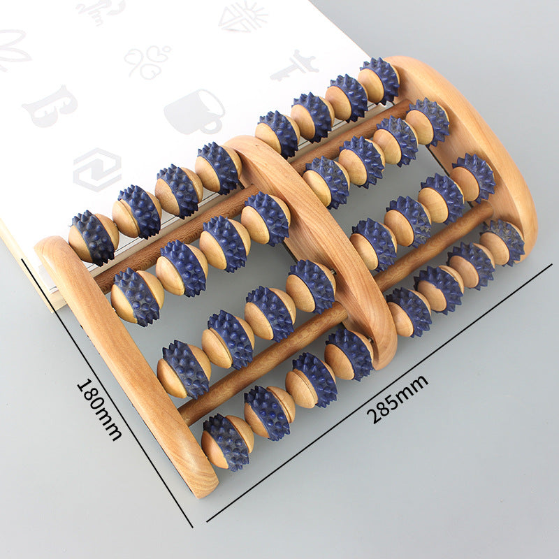 Alleviax Wooden Foot Reflexology Roller