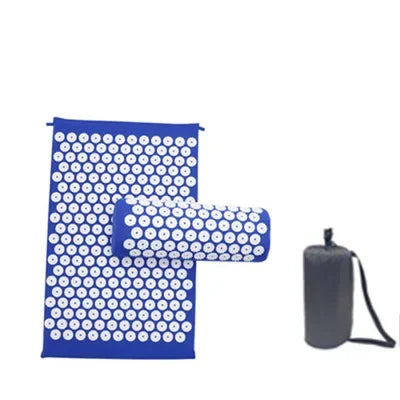 Acupressure Spike Massage Mat and Pillow Set