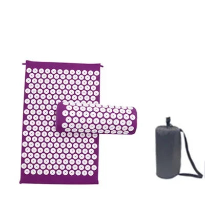 Acupressure Spike Massage Mat and Pillow Set
