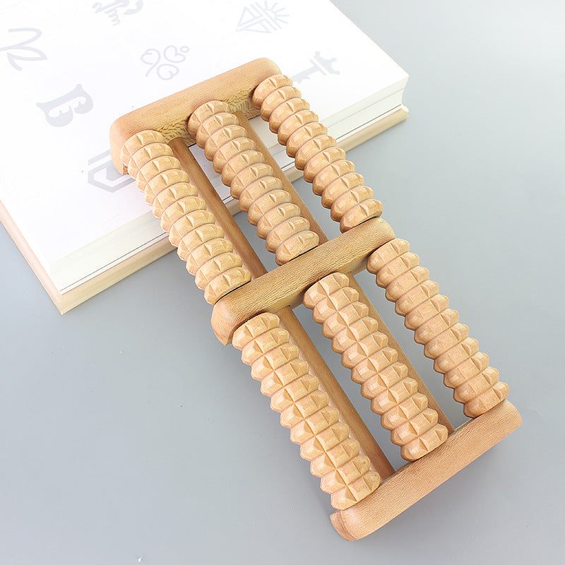 Alleviax Wooden Foot Reflexology Roller
